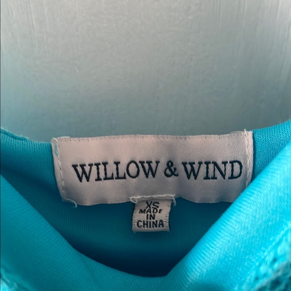 Willow Turquoise Midi Dress - Picture 2 of 5